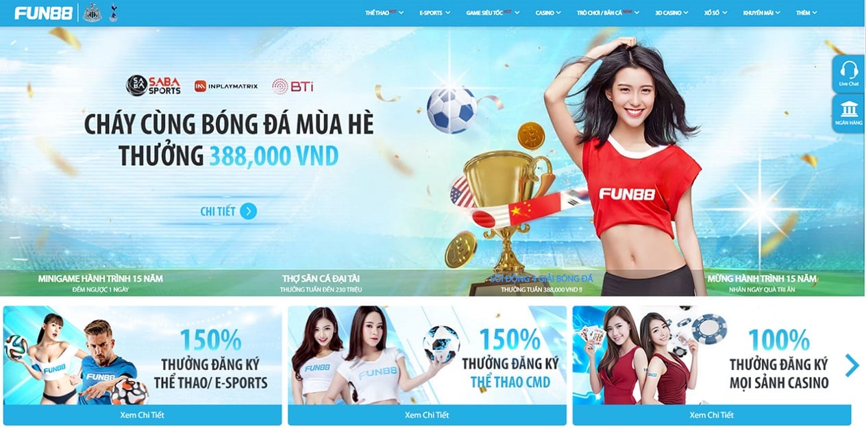 Fun88 - Nhà cái uy tín #1 Việt Nam: Đăng nhập, Khuyến mãi, Game đỉnh