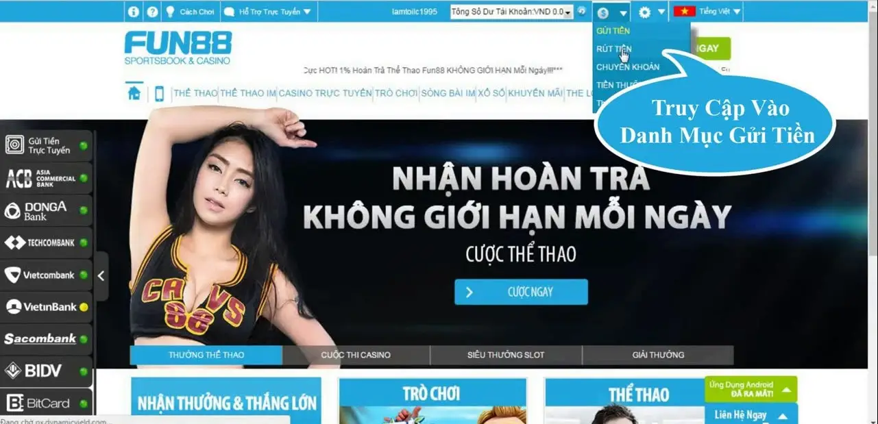Hướng dẫn Rút Tiền Fun88 - Các Bước Đơn Giản và Hiệu Quả Nhất