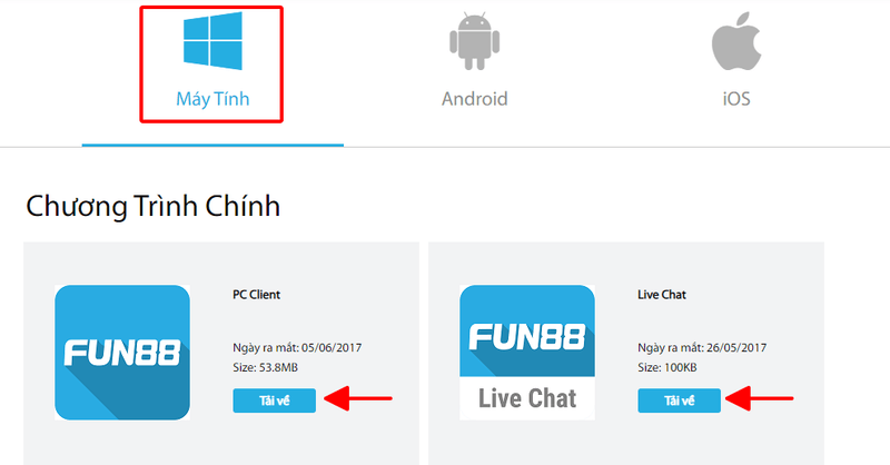 Hướng dẫn Tải app Fun88 - Trải nghiệm cá cược từ ngay hôm nay